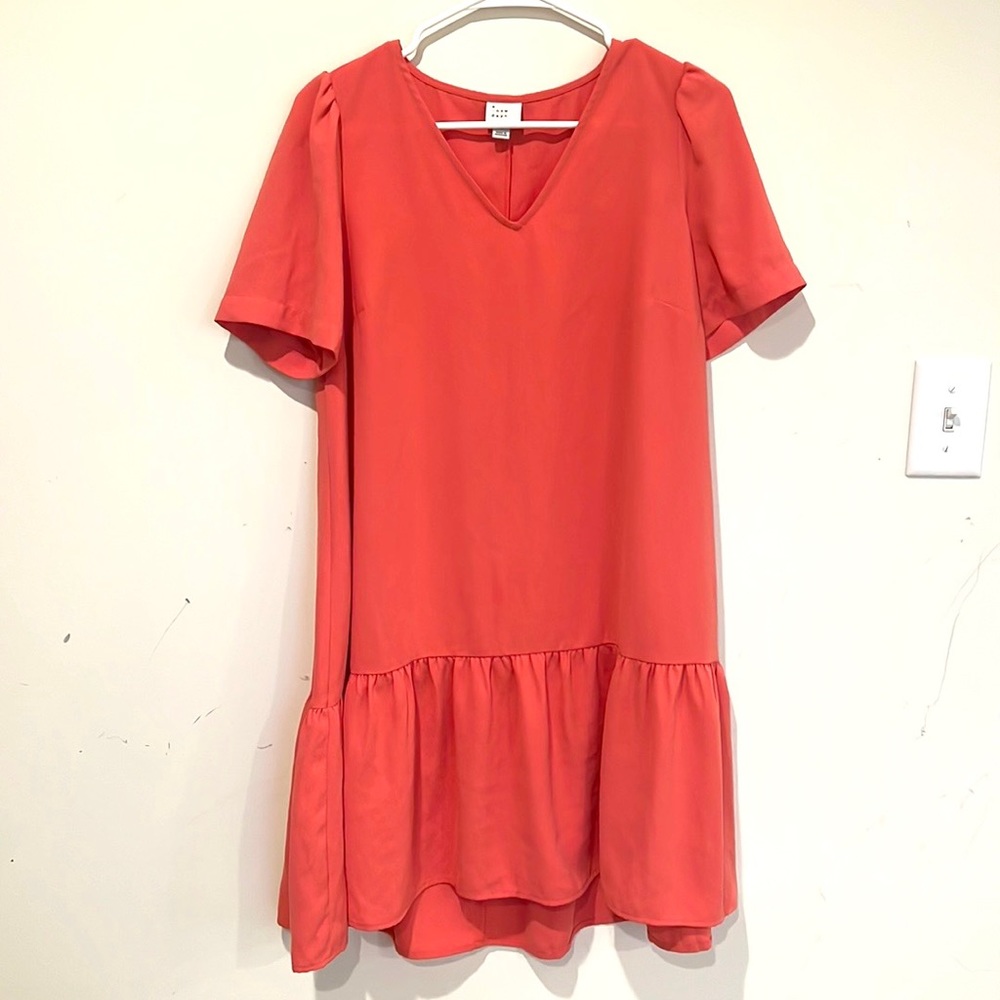 A new day coral colored dress